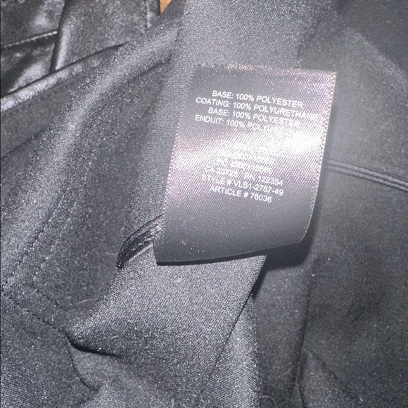 Aritzia Babaton Pelli Faux Leather Shirt Jacket Black XXS - Picture 15 of 15